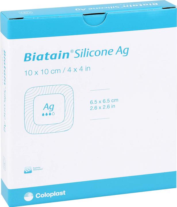 Produktbild Coloplast BIATAIN SILIC AG 10X10CM