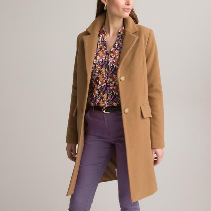 Actual product image Anne Weyburn Half-length coat with button fastening (34)