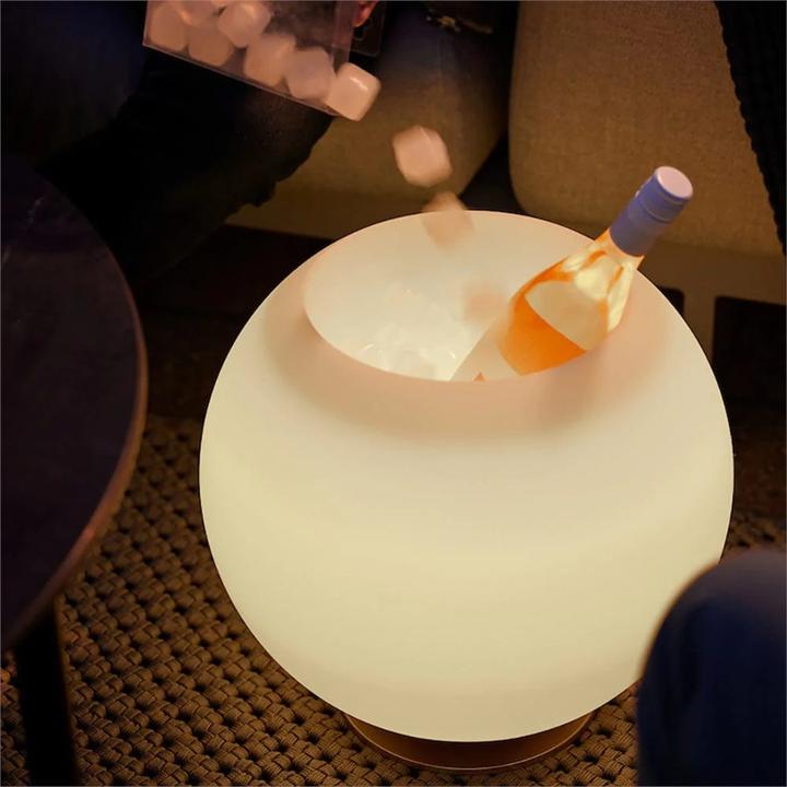 Image du produit Kooduu Lampe haut-parleur Porte-gobelet Sphere Laiton (10 h, Fonctionnement sur batterie, Fonctionnement sur piles)