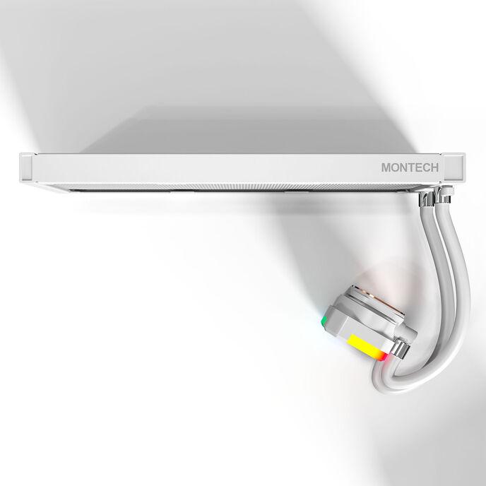 Actual product image Montech Hyper Flow ARGB 360 AIO, White