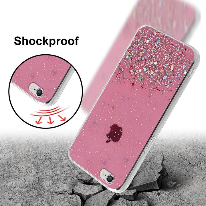 Image du produit Cadorabo Couverture TPU paillettes scintillantes (Apple iPhone 6)