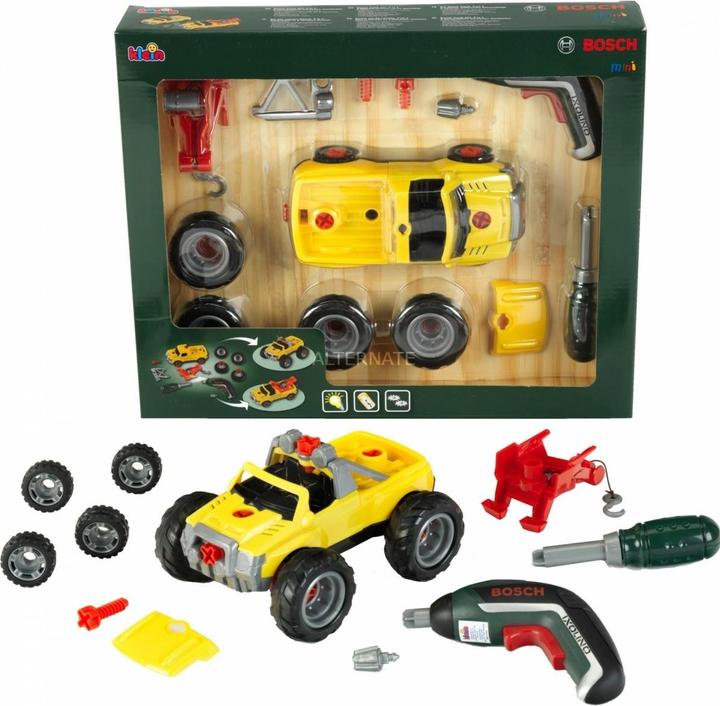 Image du produit Theo Klein 3in1 Construction Set Car with screwdrive