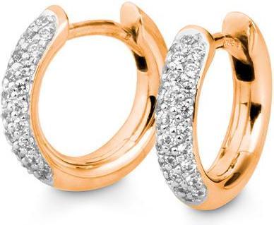 Breuning Creolen - BRILL. 0,308 Ct. H/si (750/18 K Gold)