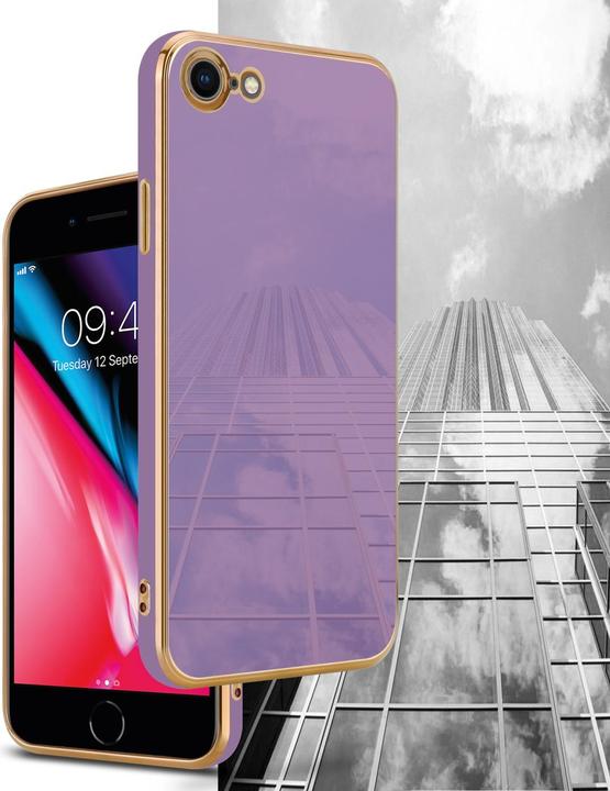 Actual product image Cadorabo Case for Apple iPhone 7 / 7S / 8 / SE 2020 in TPU with camera protection LM130 Style (Apple iPhone 7, Apple iPhone SE (2nd Gen))