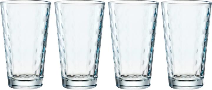 Leonardo Bicchiere LD Optic XL 540 ml, 4 pezzi, azzurro (0.54 l, 4 x)