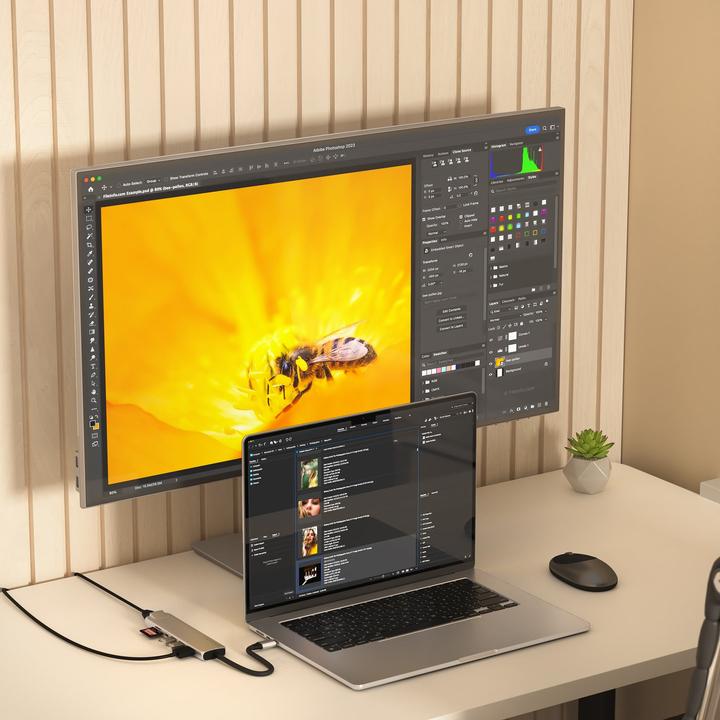 Produktbild Satechi Slim 7 (USB-C, 7 Ports)