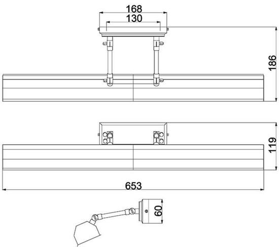 Actual product image Elstead Lighting Chawton (E14)