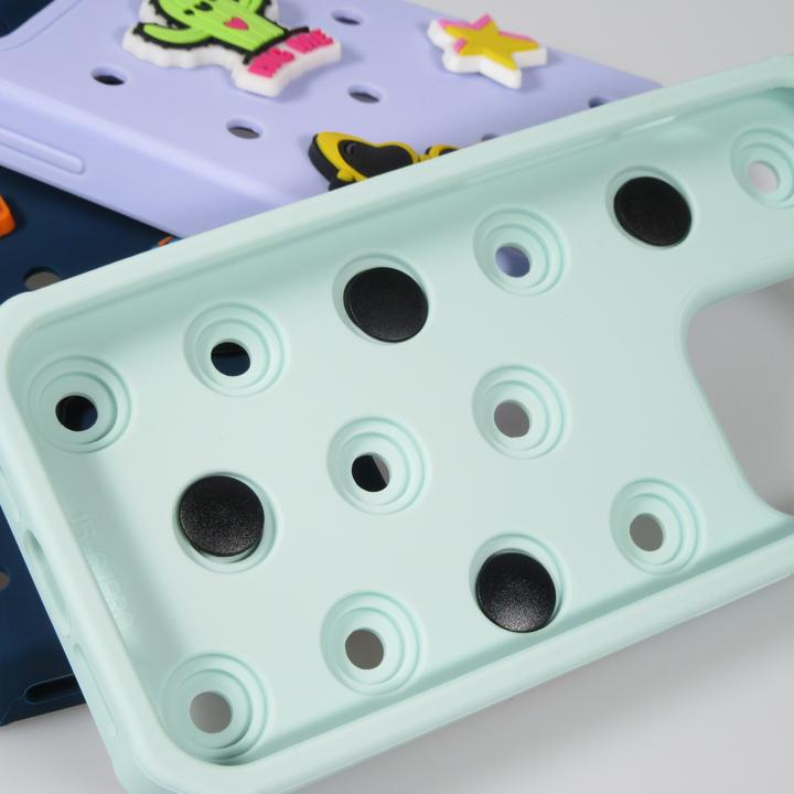 Produktbild PhoneLook Trendige Aufsteck-Sticker 3D für Silikonhülle mit Löcher Crazy Smile Gold Teeth