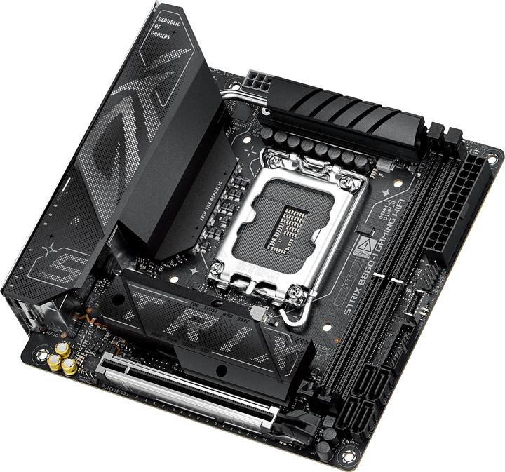 Immagine prodotto ASUS ROG STRIX B860-I GAMING WIFI (LGA 1851, Intel B860, Mini-ITX)