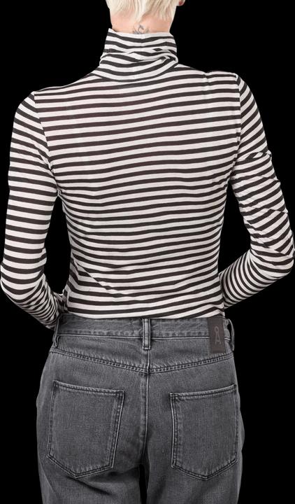 Immagine prodotto Armedangels Graziliaa T-Shirt Stripes Black/Off White (L)