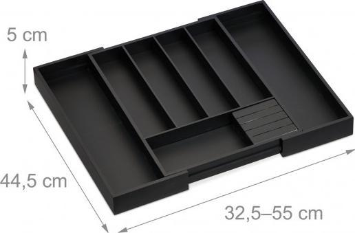 Actual product image Relaxdays Besteckkasten