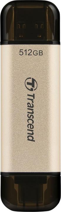 Immagine prodotto Transcend JetFlash 930C chiavetta USB da 512 GB USB Type-A / USB Type-C 3.2 Gen 1 (3.1 Gen 1) Oro (512 GB, USB-A, USB-C)