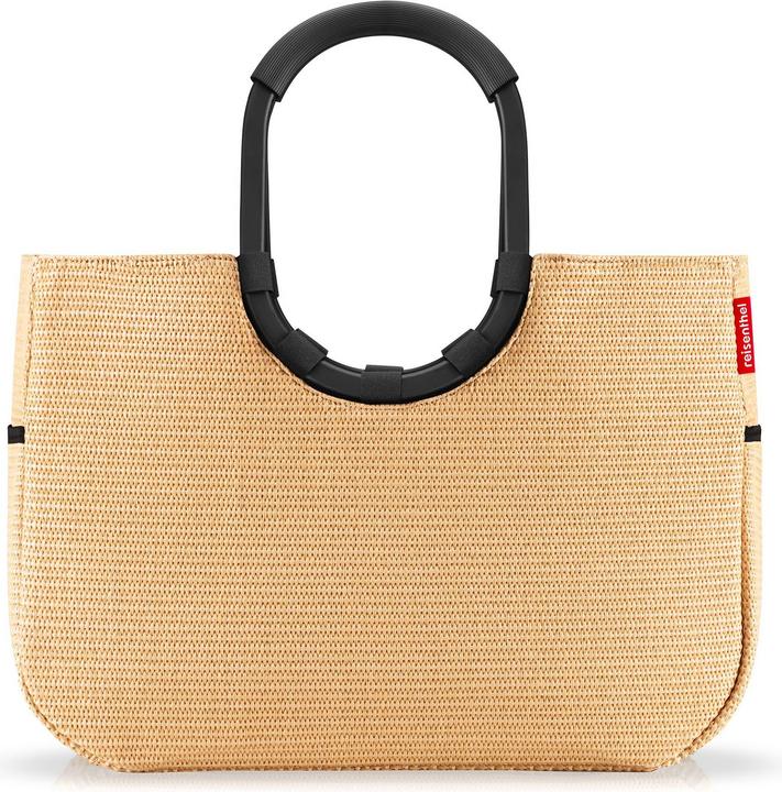 Actual product image reisenthel loopshopper L frame raffia black
