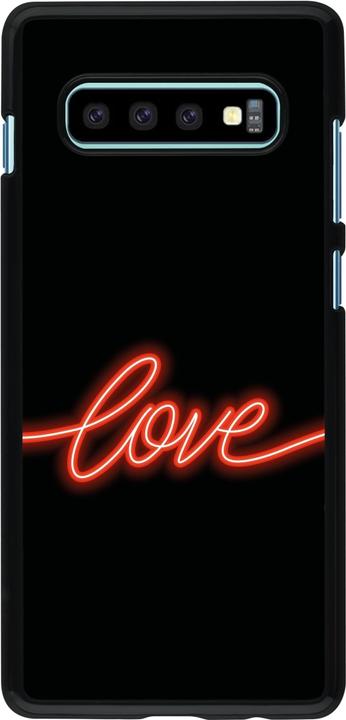 Actual product image PhoneLook Coque Valentine 2023 neon love (Samsung Galaxy S10+)