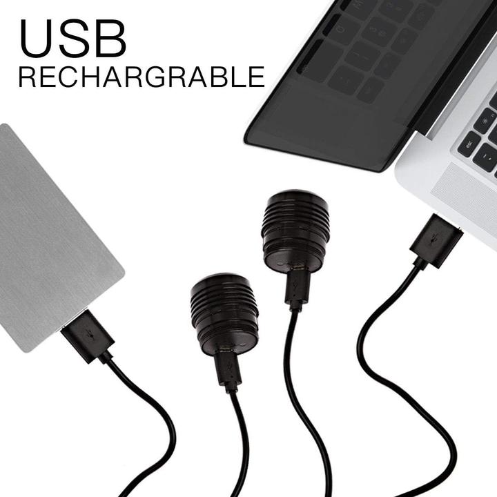 Immagine prodotto Vitelli Set di mini lampade Apollon per bicicletta USB