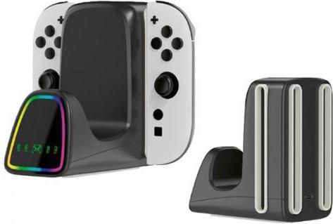 Image du produit Bigben Ricarica 2 Joycon e 1 Controller PRO Switch 2 Big Ben (Switch 2)