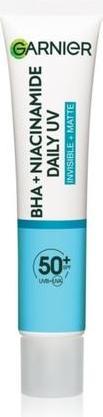 Actual product image Garnier Fluido Anti-Imperfection BHA and Niacinamide SPF50 40B ml (Suntan cream, SPF 50, 40 ml)