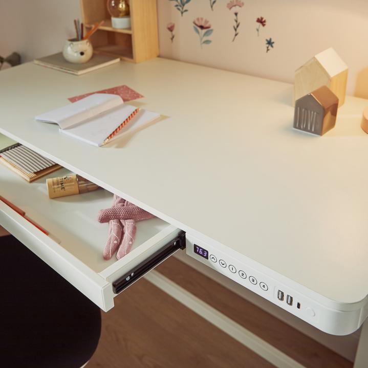 Produktbild Lifetime Kidsrooms Schreibtisch Rise inkl. Schublade und USB (120 x 72 cm)