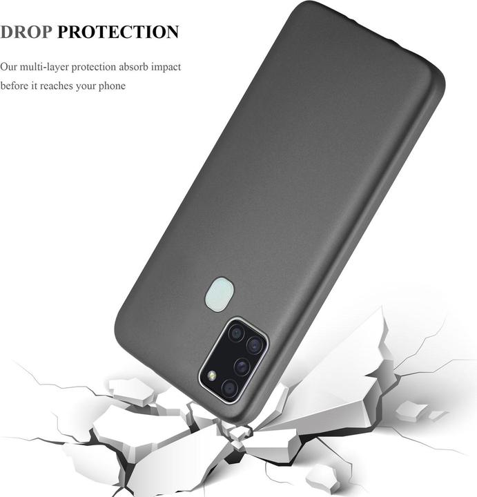 Actual product image Cadorabo TPU Matt Metallic Cover (Samsung Galaxy A21s)