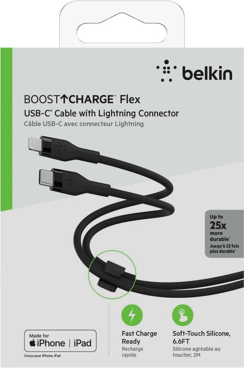 Produktbild Belkin USB C — Lightning (2 m, USB 3.2 Gen 1, 15 W)