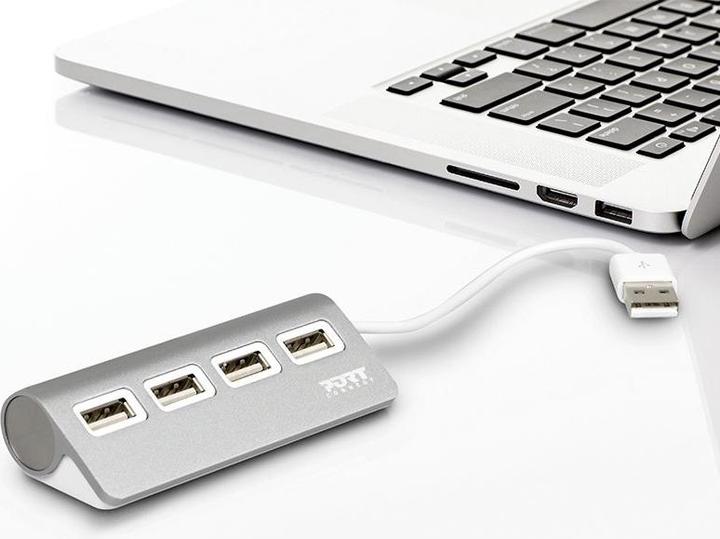 Produktbild Port Designs USB Hub 4 S 2.0 (USB-A, 4 Ports)