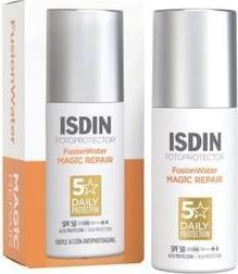 Actual product image Isdin Fotoprotector Fusion Water Magic Repair 50ml (Suntan cream, SPF 50, 50 ml, 0.05 g)