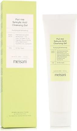 Image du produit Meisani Gel nettoyant à l'acide salicylique Puri-tea (Chiffons de nettoyage, 150 ml)