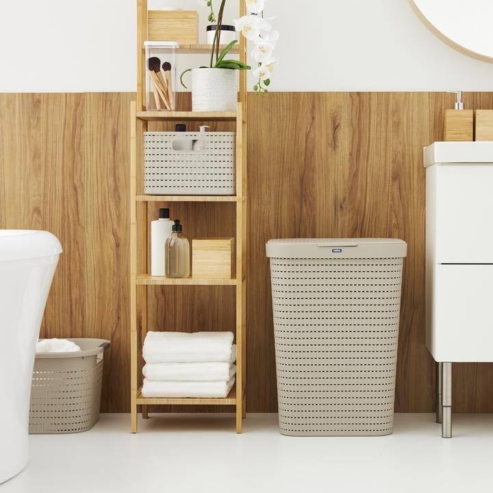 Produktbild Rotho 3er Set Wäschesammler 55 l COUNTRY (55 l)