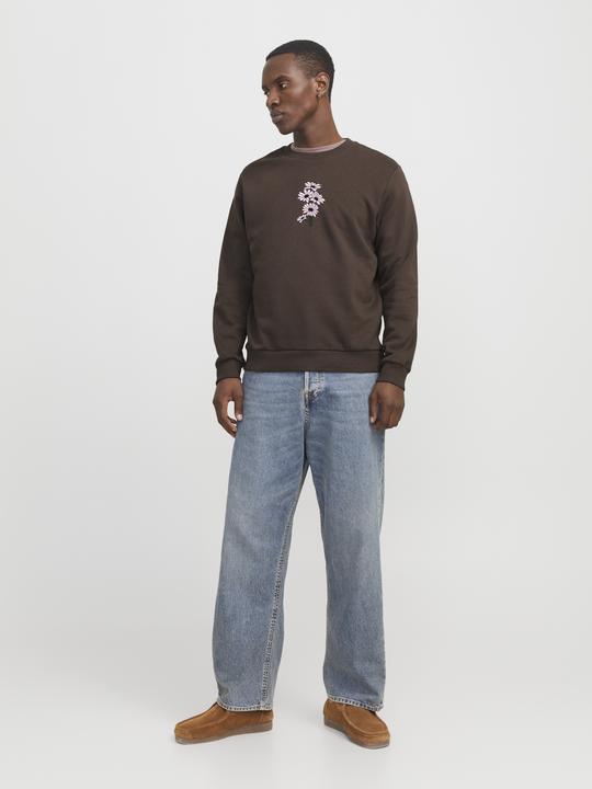 Actual product image Jack & Jones Jorbouquet Emb Sweat C.N Ft Styd Aw24 (L)