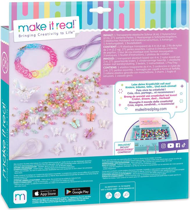 Actual product image Make it Real Butterfly Jewellery Set