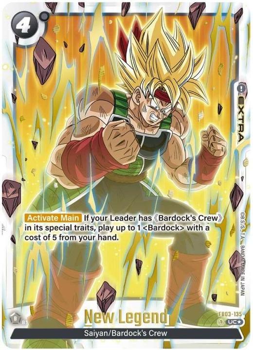 Actual product image Dragon Ball Fusion World Official Card Case + Sleeves Set 01 - Bardock