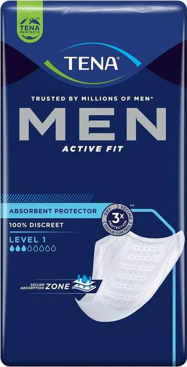 Tena MEN coussinets pour l'incontinence vésicale niveau 1 (24 x, Normal)