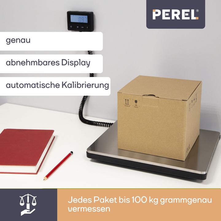 Actual product image Perel Digital postal scales with external display - 100 kg / 10 g