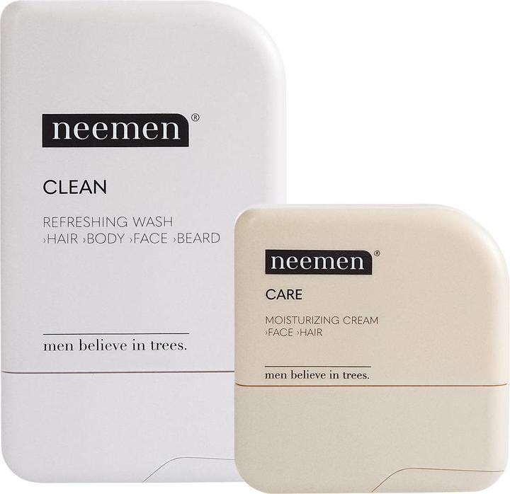 Actual product image Neemen Men Duo (Body care set, Hair care set, Facial care set)