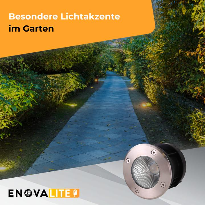 Immagine prodotto Enovalite Faretti da incasso a pavimento a LED (3600 lm, IP67)