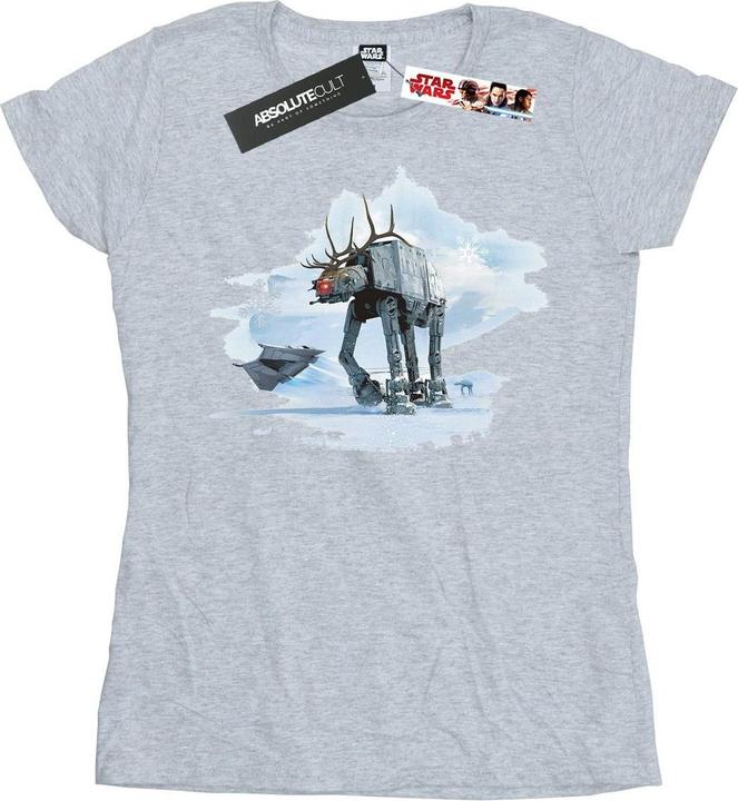 Star Wars Christmas ATAT Reindeer TShirt (XXL)