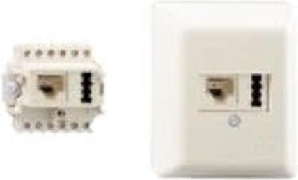 Produktbild Ze-Kom ZE 10x Kombi-Dose UAE1x8(6)/TAE1x6F+N AP reinweiss, 10er VPE