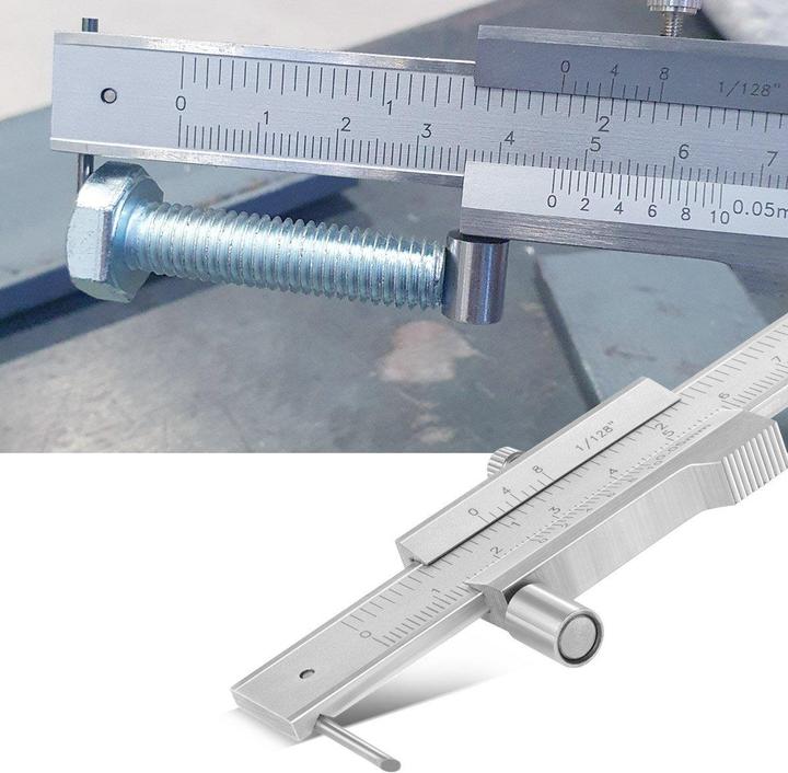 Actual product image Stahlwerk Caliper gauge Caliper gauge 0-200 mm DIN 862 with vernier (26.50 cm)