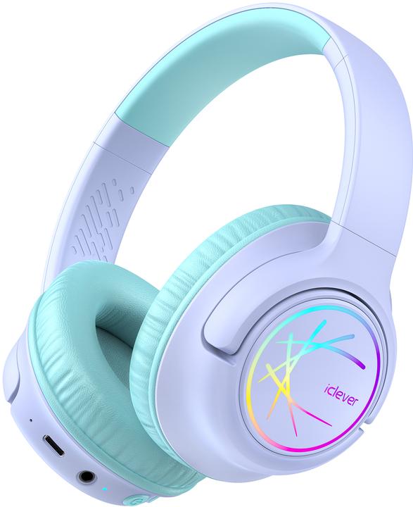 Immagine prodotto Iclever Headphone Kids BT & Cable LED