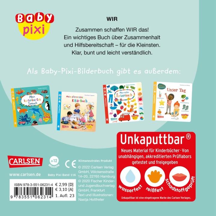 Actual product image Holtfreter:Baby Pixi (indestructible) WIR (German)