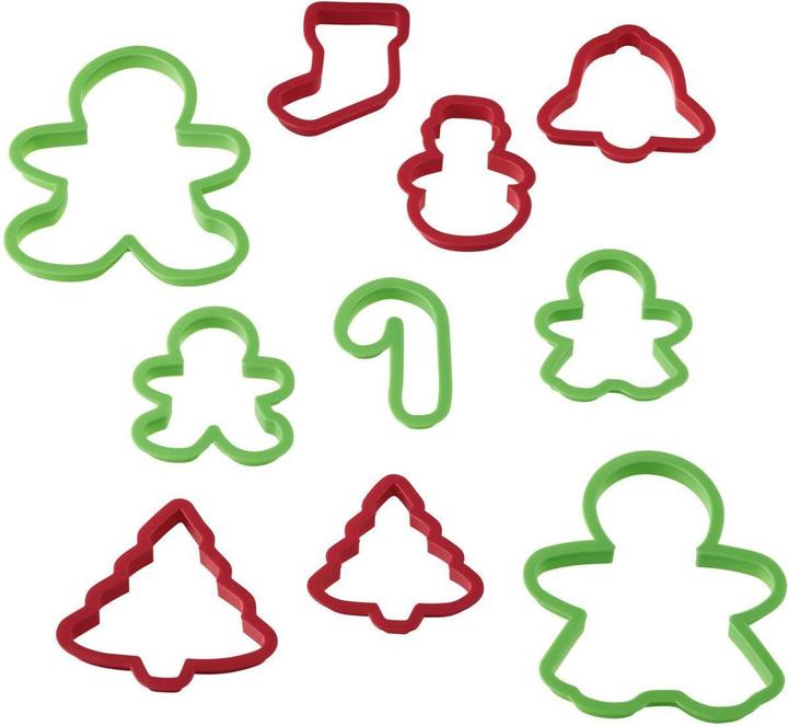 Produktbild Wilton Plastik Ausstechformen - Weihnachten (10 Stück)