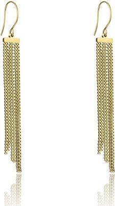 Emily Westwood Long gold plated earrings Vivienne EWE23087G