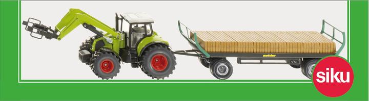 Produktbild Siku Traktor und Ballenwagen