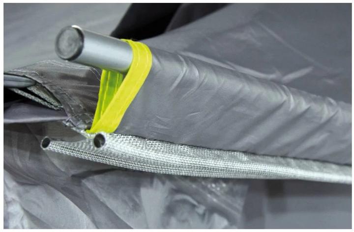 Immagine prodotto High Peak Tenda dell'autobus Trento 2.0 lightgrey-darkgrey-lime (Tenda a cupola, 9.10 kg, 2 persone)