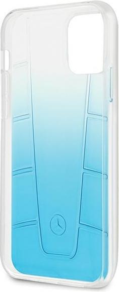 Actual product image Mercedes MEHCP12SCLGBL iPhone 12 Mini 5.4" Blue / Blue Hard Case with Transparent Line (Apple iPhone 12 mini)