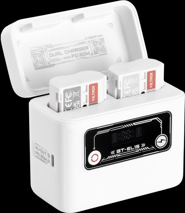 Image du produit Viltrox Camera Battery Charging Case Power Bank for Nikon EN EL15 (5500 mAh)