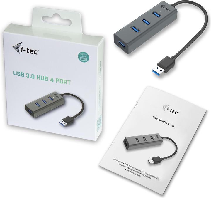 Image du produit i-tec U3HUBMETAL403 (USB-A, 4 Ports)
