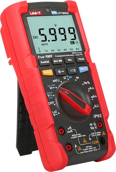 Actual product image Uni-T UT195DS Professional Digital Multimeter (CAT III 1000V, CAT IV 600V)