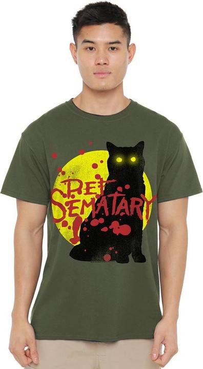 Immagine prodotto Pet Sematary Maglietta Gatto Grafico Uomo (3XL)