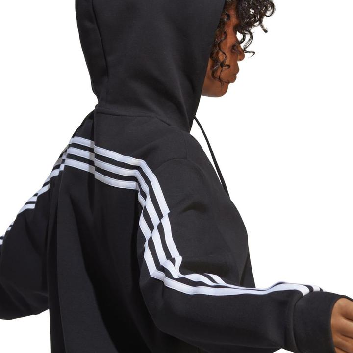 Immagine prodotto adidas Future Icons Felpa con Cappuccio e Zip Intera A Strisce Donna (XXS)